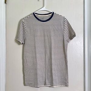 Goodfellow & Co Navy and White Striped Shirt